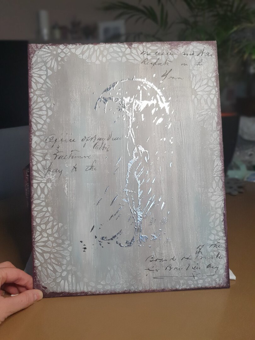 Caja de vino alterada