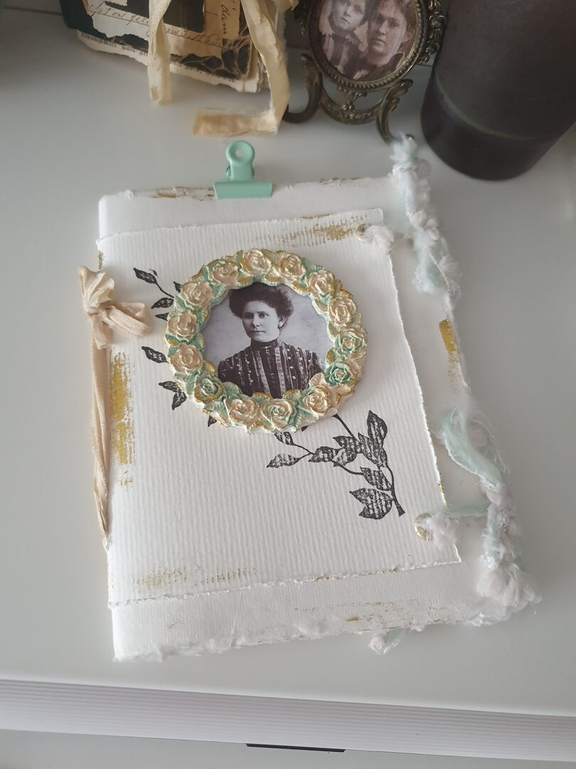 Journal Blanco y Mint