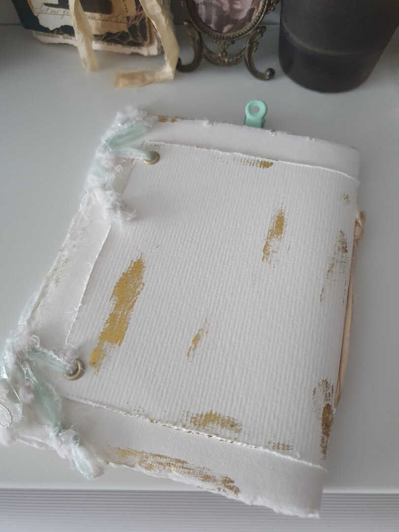 Journal Blanco y Mint