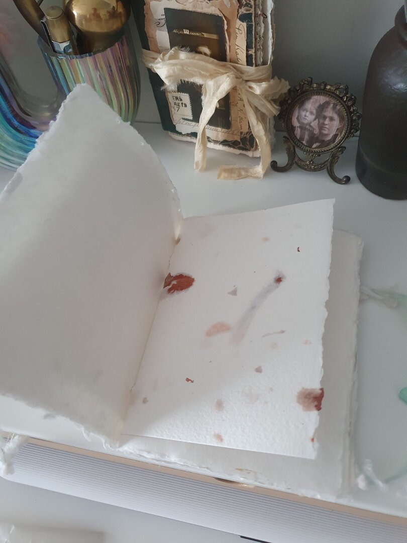 Journal Blanco y Mint