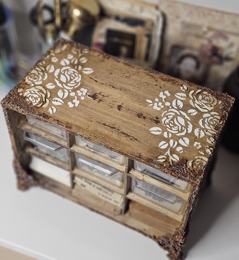 Organizador de madera alterado